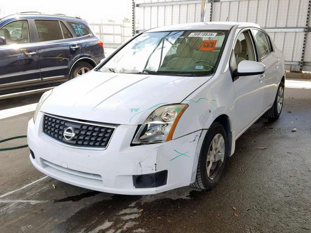 3N1AB61E17L678655 - 2007 NISSAN SENTRA 2.0 WHITE photo 2