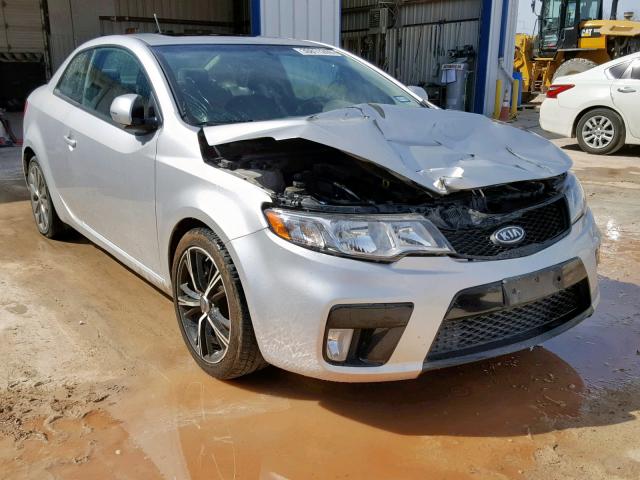 KNAFW6A38D5657204 - 2013 KIA FORTE SX SILVER photo 1