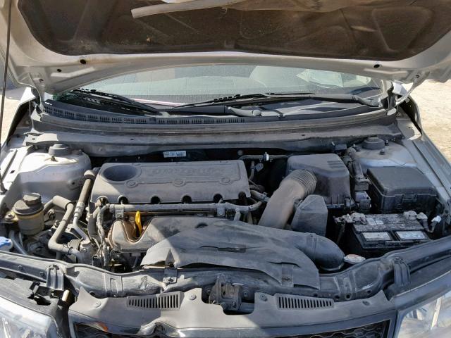 KNAFW6A38D5657204 - 2013 KIA FORTE SX SILVER photo 7