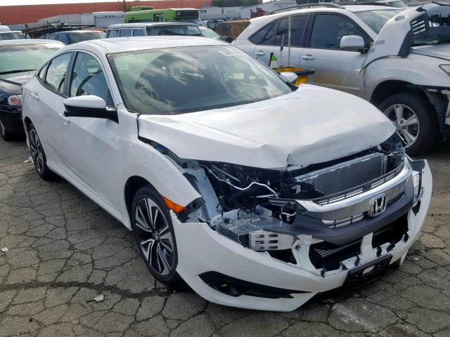 JHMFC1F70JX039139 - 2018 HONDA CIVIC EXL WHITE photo 1