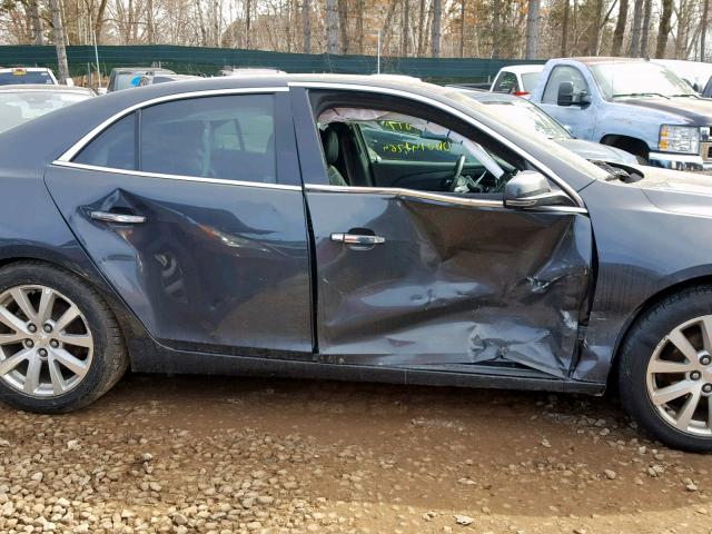 1G11H5SL0EF125787 - 2014 CHEVROLET MALIBU LTZ ნაცრისფერი ფოტო 9