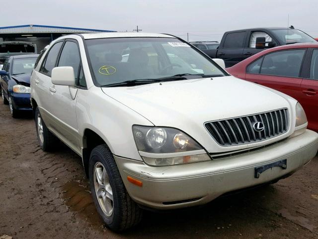 JT6HF10U1X0033553 - 1999 LEXUS RX 300 WHITE photo 1