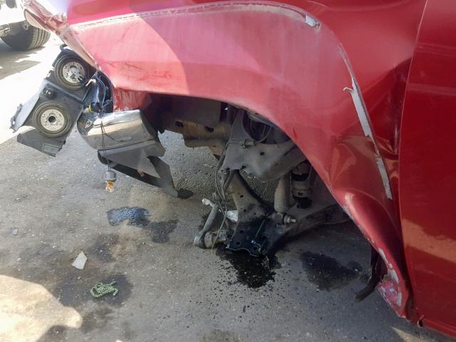 1GTDS136158205644 - 2005 GMC CANYON RED photo 9