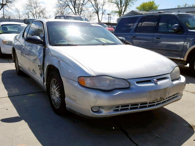 2G1WW12E129107809 - 2002 CHEVROLET MONTE CARL SILVER photo 1