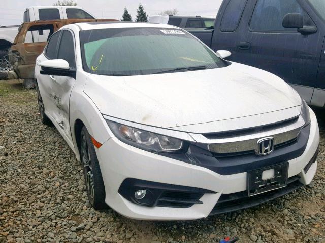 19XFC1F74HE202970 - 2017 HONDA CIVIC EXL WHITE photo 1