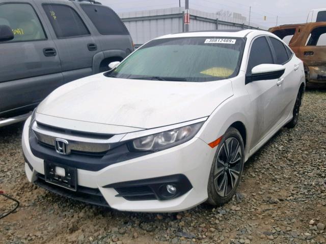 19XFC1F74HE202970 - 2017 HONDA CIVIC EXL WHITE photo 2