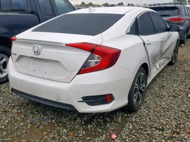 19XFC1F74HE202970 - 2017 HONDA CIVIC EXL WHITE photo 4