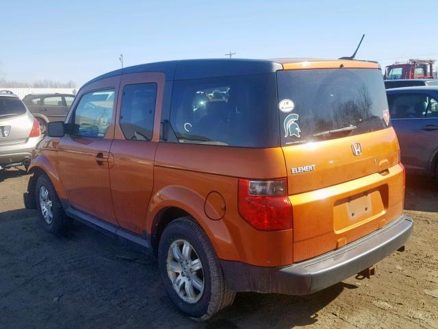 5J6YH28788L002298 - 2008 HONDA ELEMENT EX ORANGE photo 3