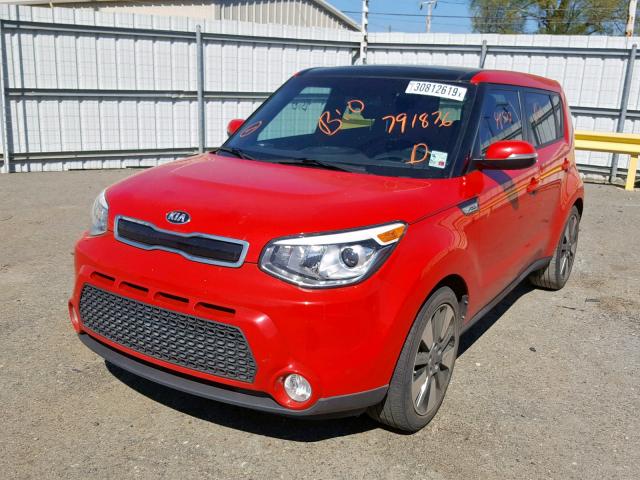 KNDJX3A51F7791876 - 2015 KIA SOUL ! RED photo 2