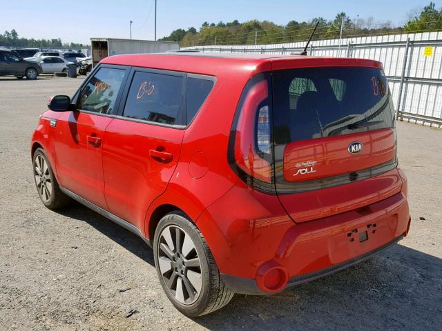 KNDJX3A51F7791876 - 2015 KIA SOUL ! RED photo 3