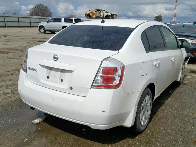 3N1AB61E08L738118 - 2008 NISSAN SENTRA 2.0 WHITE photo 4