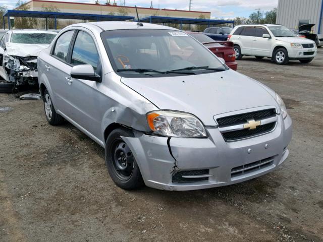 KL1TD5DE8BB214933 - 2011 CHEVROLET AVEO LS SILVER photo 1