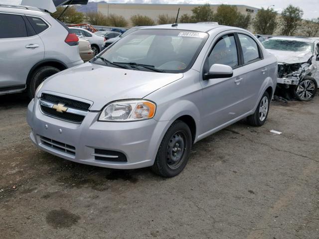 KL1TD5DE8BB214933 - 2011 CHEVROLET AVEO LS SILVER photo 2