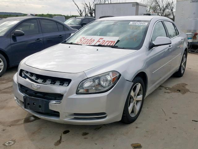 1G1ZC5EU2BF360533 - 2011 CHEVROLET MALIBU 1LT ვერცხლისფერი ფოტო 2
