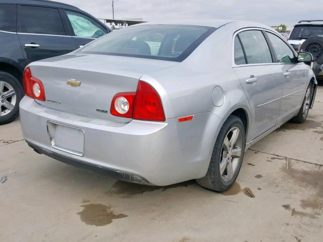 1G1ZC5EU2BF360533 - 2011 CHEVROLET MALIBU 1LT ვერცხლისფერი ფოტო 4