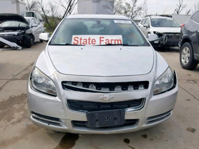 1G1ZC5EU2BF360533 - 2011 CHEVROLET MALIBU 1LT ვერცხლისფერი ფოტო 9