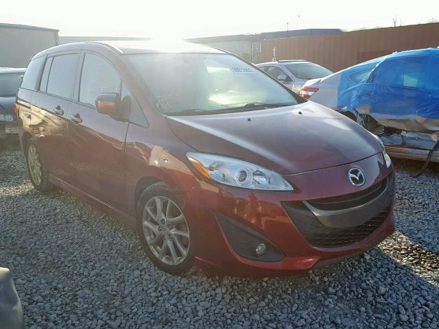 JM1CW2DL3C0138650 - 2012 MAZDA 5 MAROON photo 1