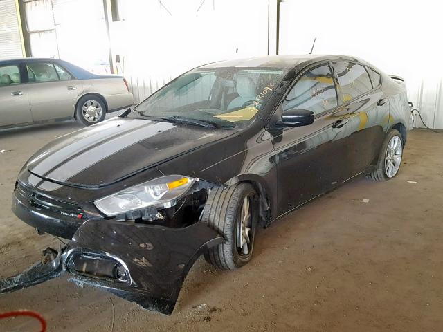 1C3CDFBA8DD142299 - 2013 DODGE DART SXT BLACK photo 2