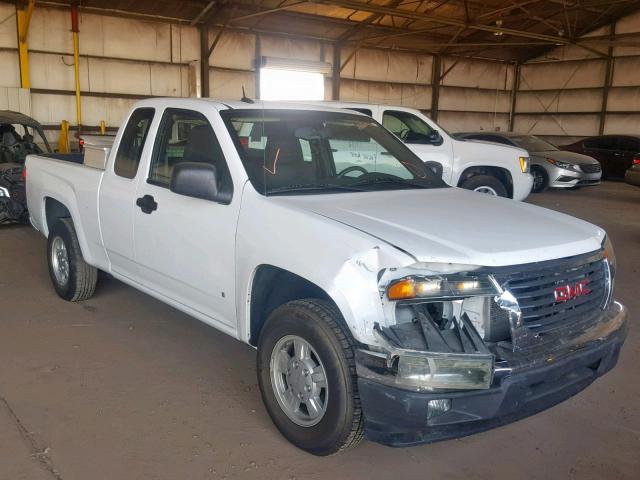 1GTCS19E388153898 - 2008 GMC CANYON WHITE photo 1