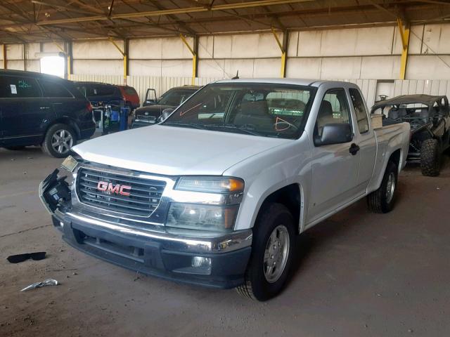 1GTCS19E388153898 - 2008 GMC CANYON WHITE photo 2