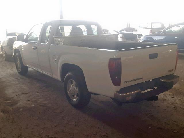 1GTCS19E388153898 - 2008 GMC CANYON WHITE photo 3