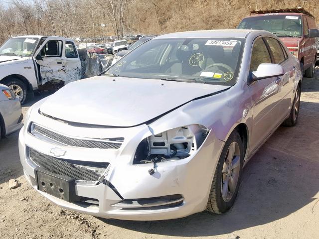 1G1ZC5E18BF110381 - 2011 CHEVROLET MALIBU 1LT 银色 照片 2