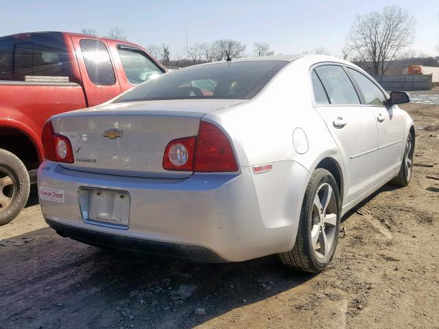 1G1ZC5E18BF110381 - 2011 CHEVROLET MALIBU 1LT 银色 照片 4
