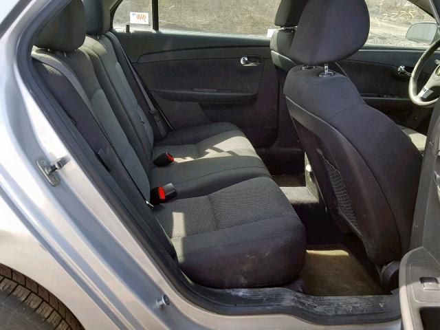 1G1ZC5E18BF110381 - 2011 CHEVROLET MALIBU 1LT 银色 照片 6