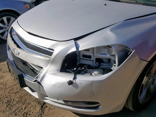 1G1ZC5E18BF110381 - 2011 CHEVROLET MALIBU 1LT 银色 照片 9