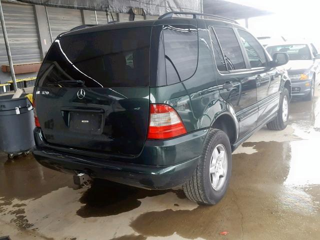 4JGAB54E6YA174089 - 2000 MERCEDES-BENZ ML 320 GREEN photo 4