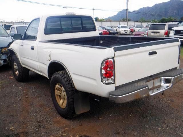 4TAPM62N9XZ555769 - 1999 TOYOTA TACOMA WHITE photo 3