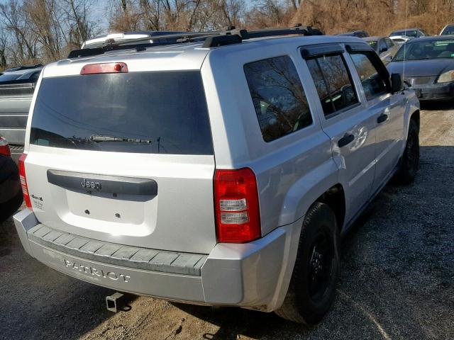 1J8FF28B79D186855 - 2009 JEEP PATRIOT SP SILVER photo 4