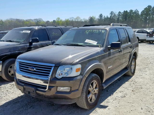 1FMEU73E67UB46489 - 2007 FORD EXPLORER X GRAY photo 2