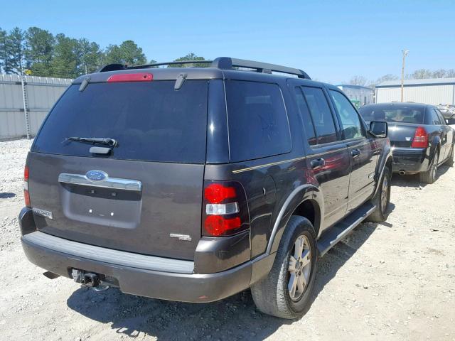 1FMEU73E67UB46489 - 2007 FORD EXPLORER X GRAY photo 4