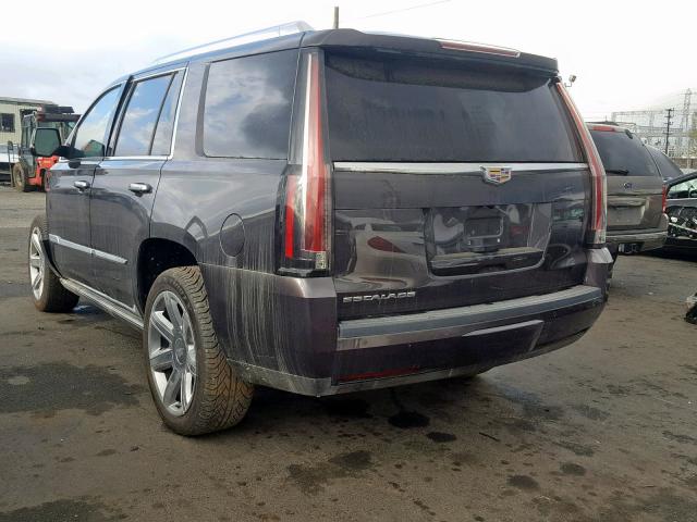 1GYS4CKJ7GR215122 - 2016 CADILLAC ESCALADE P CHARCOAL photo 3