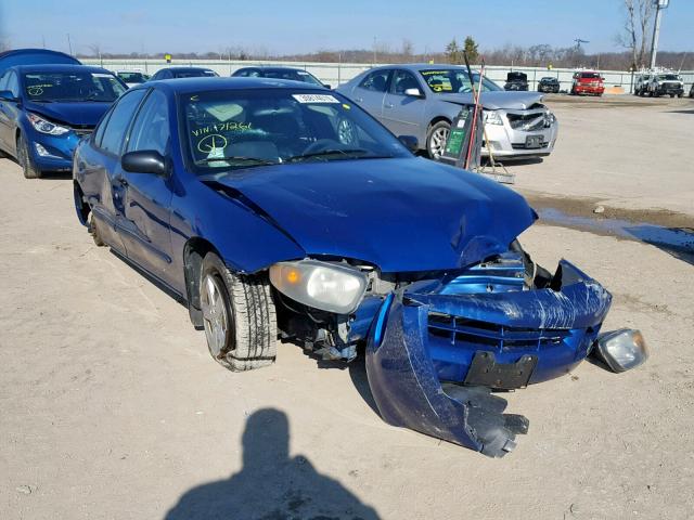 1G1JF52F447171261 - 2004 CHEVROLET CAVALIER L BLUE photo 1