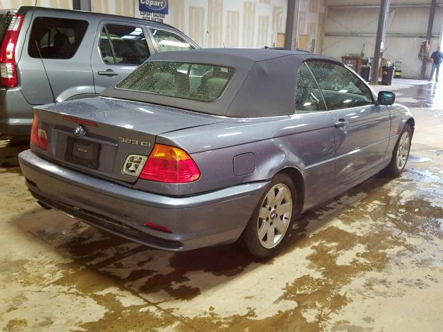 WBABR3342YEB39222 - 2000 BMW 323 CI BLUE photo 4