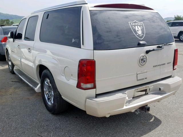 3GYFK66N34G333041 - 2004 CADILLAC ESCALADE E WHITE photo 3