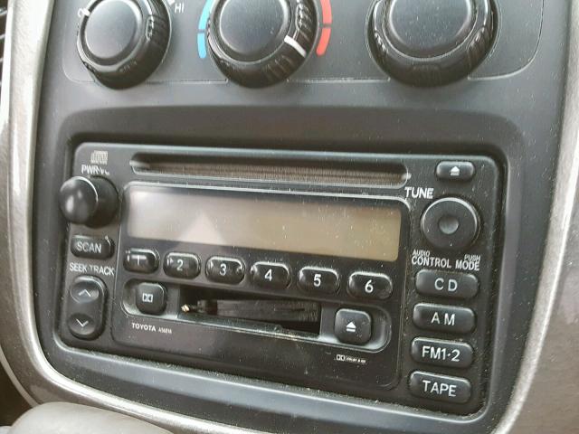 JTEGF21A930084562 - 2003 TOYOTA HIGHLANDER BLACK photo 9