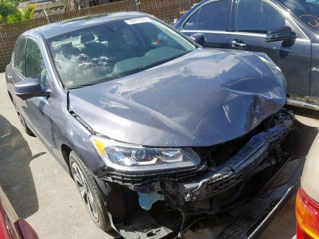 1HGCR2F86GA122783 - 2016 HONDA ACCORD EXL GRAY photo 1