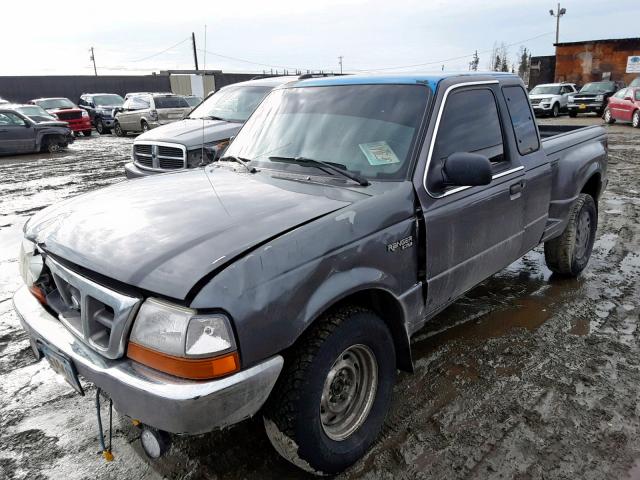 1FTZR15V8YPA95031 - 2000 FORD RANGER SUP GRAY photo 2