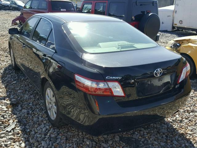 4T1BB46K99U067054 - 2009 TOYOTA CAMRY HYBR BLACK photo 3