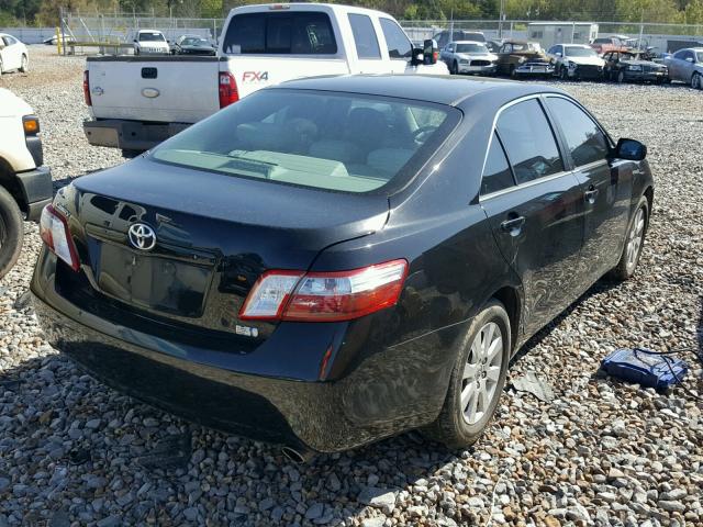 4T1BB46K99U067054 - 2009 TOYOTA CAMRY HYBR BLACK photo 4