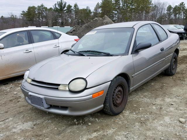 3B3ES42Y5XT592536 - 1999 DODGE NEON HIGHL SILVER photo 2