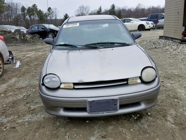 3B3ES42Y5XT592536 - 1999 DODGE NEON HIGHL SILVER photo 9