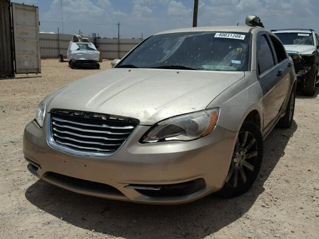 1C3CCBBG1EN106157 - 2014 CHRYSLER 200 TOURIN GOLD photo 2