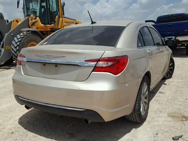 1C3CCBBG1EN106157 - 2014 CHRYSLER 200 TOURIN GOLD photo 4