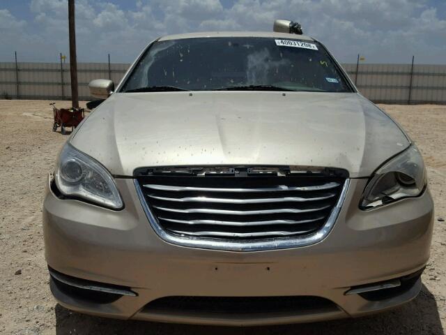 1C3CCBBG1EN106157 - 2014 CHRYSLER 200 TOURIN GOLD photo 9