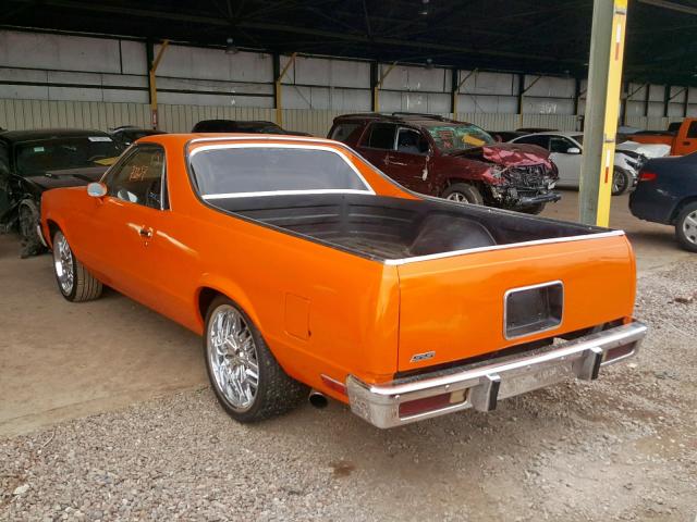 1W80U8R406821 - 1978 CHEVROLET EL CAMINO ORANGE photo 3