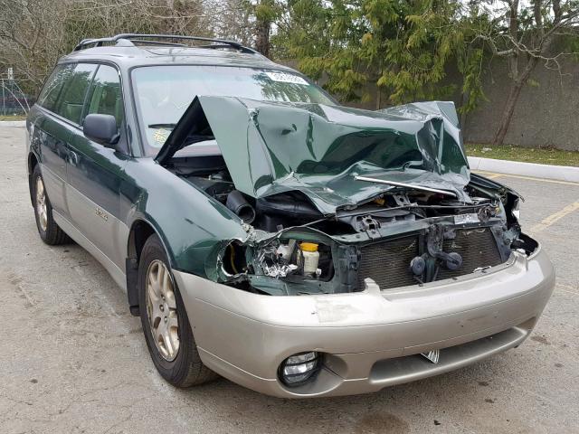 4S3BH6865Y7669753 - 2000 SUBARU LEGACY OUT GREEN photo 1